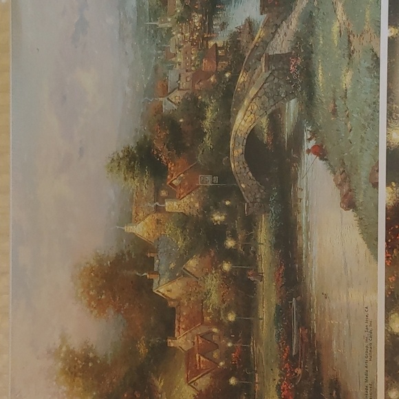 New Sealed Springbok Thomas Kinkade Lamplight Village Puzzle - Picture 5 of 9